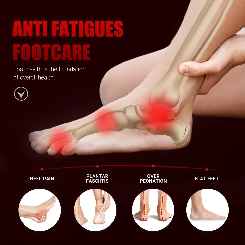 VALSOLE 220  lbs Plantar Fasciitis High Arch Support Insole for Men Women,Heavy Duty Support Pain Relief Orthotics Insert,Relieve Flat Feet,High Arch,Foot Pain,Standing All Day Boot Work Shoe Insole