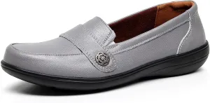 VenusCelia Women's Band Walking Flat Loafer