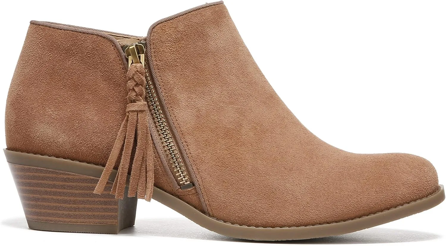 Vionic Women's Shyanne Suede Zipper Short Boot