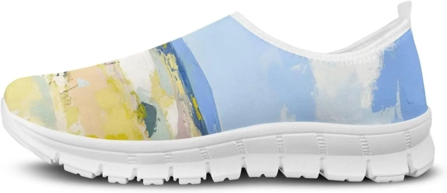 Walking Sneakers for Women Casual Slip On Shoes