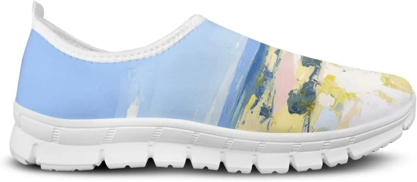 Walking Sneakers for Women Casual Slip On Shoes