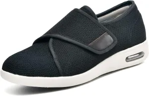 W&LESVAGO Women's Wide Width Diabetic Walking Shoes with Adjustable Closures,Non-Slip Lightweight Sneakers with Classic Air Cushion for Diabetic Edema Plantar Fasciitis