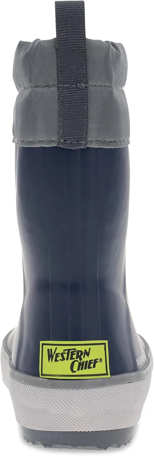Western Chief Kids Element Kid Friendly, Lightweight, Waterproof Rain Boot with Cozy Lining - Perfect Outdoor Boots for Boys and Girls