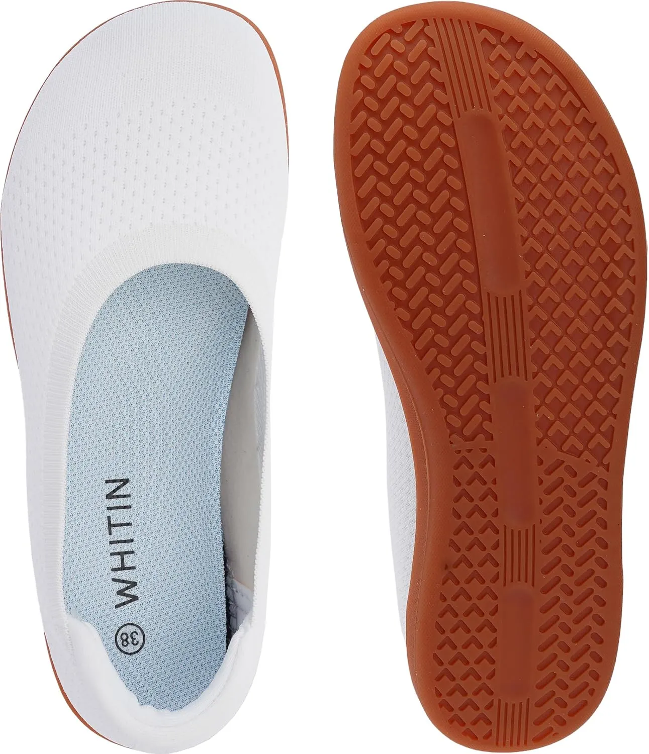 WHITIN Women's Barefoot Ballet Flats   Wide Toe Box   Zero Drop Sole