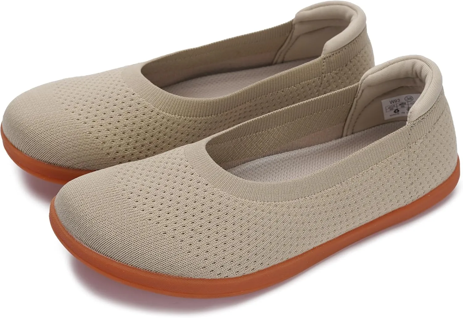 WHITIN Women's Barefoot Ballet Flats   Wide Toe Box   Zero Drop Sole