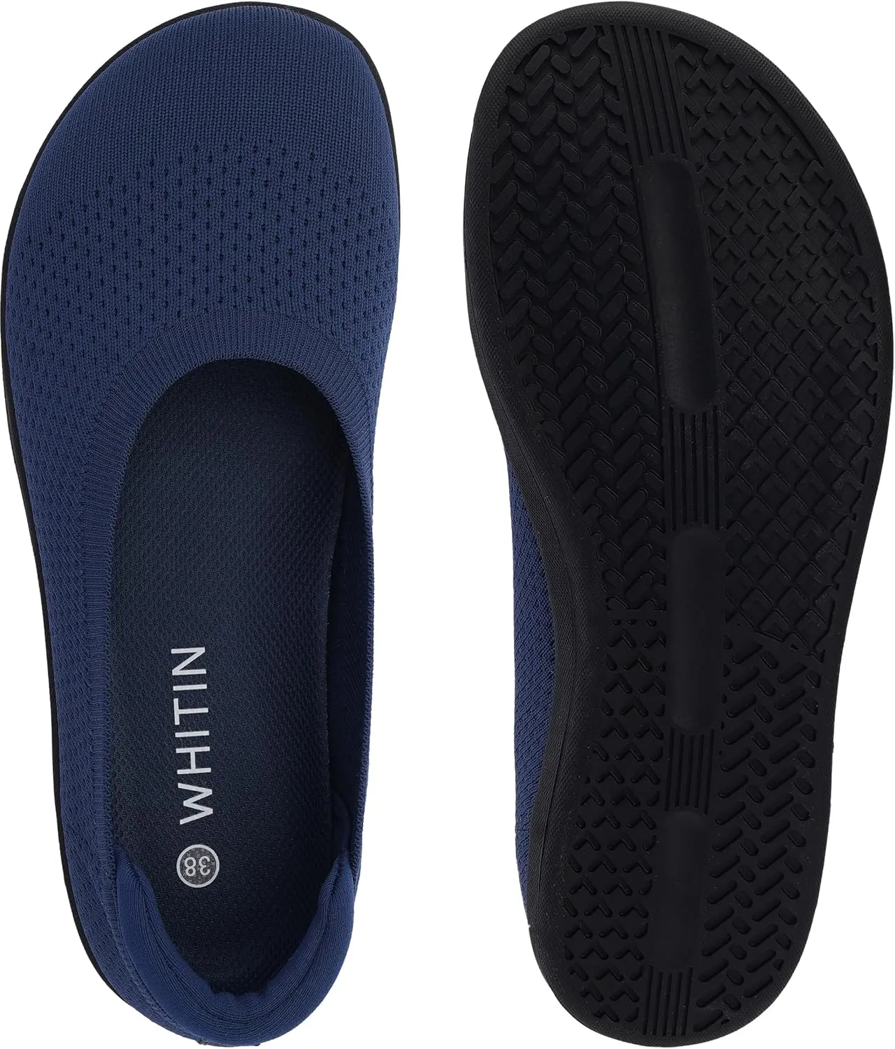 WHITIN Women's Barefoot Ballet Flats   Wide Toe Box   Zero Drop Sole