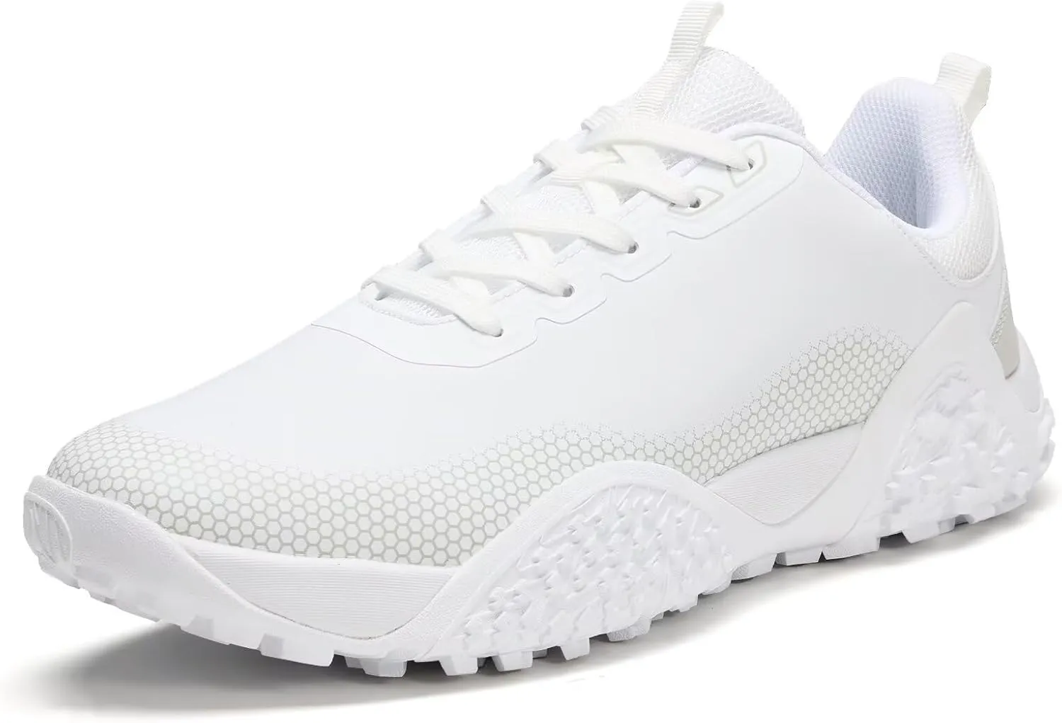 Wide Golf Shoes for Men Spikeless Professional Outdoor Waterproof Golfing Footwears Sneakers with Arch Support