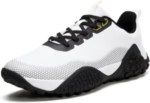Wide Golf Shoes for Men Spikeless Professional Outdoor Waterproof Golfing Footwears Sneakers with Arch Support