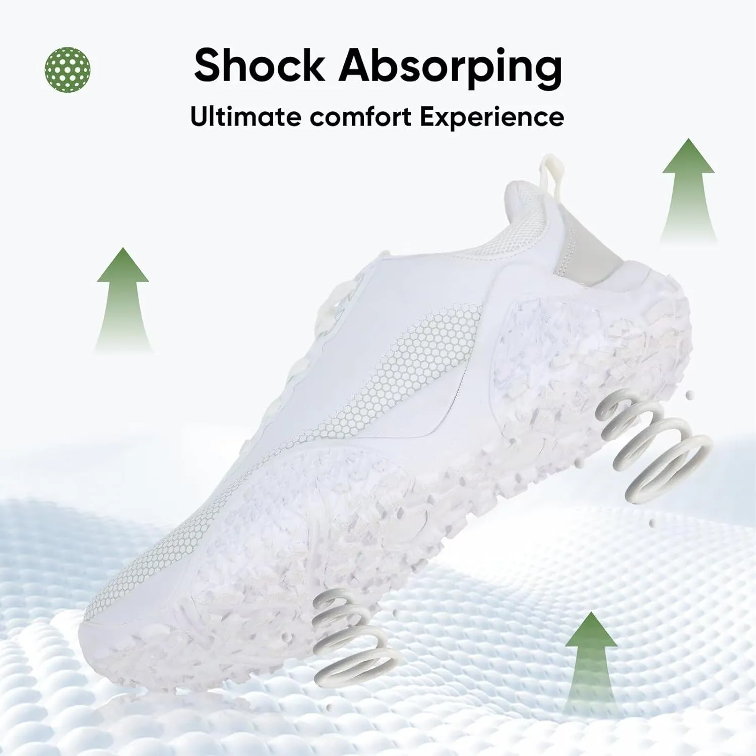 Wide Golf Shoes for Men Spikeless Professional Outdoor Waterproof Golfing Footwears Sneakers with Arch Support