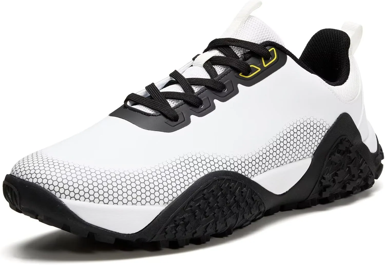 Wide Golf Shoes for Men Spikeless Professional Outdoor Waterproof Golfing Footwears Sneakers with Arch Support