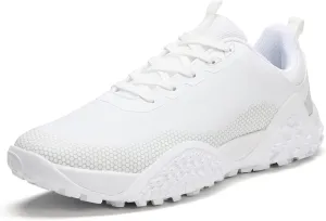 Wide Golf Shoes for Men Spikeless Professional Outdoor Waterproof Golfing Footwears Sneakers with Arch Support
