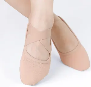 Woman Ballet Flats Shoes Ballet Shoes Kids Dancing Slippers Girls Elastic Soft Dance Shoes High Stretch Women Ballet Slippers(34)