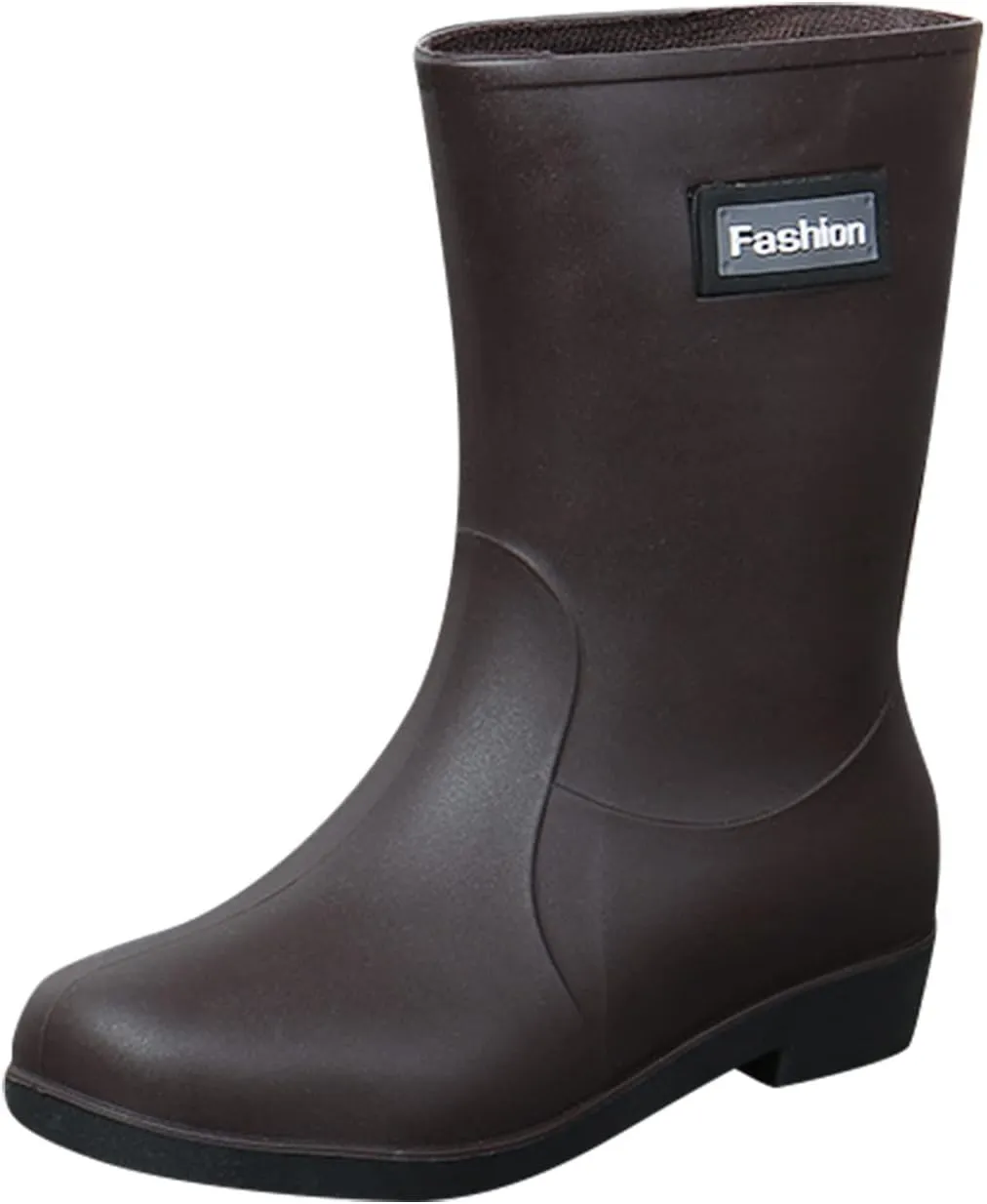 Women Short Rain Boots for Womens Ankle Rainboot Slip On Garden Boot Rubber Shoes Womens Long Rain Boots
