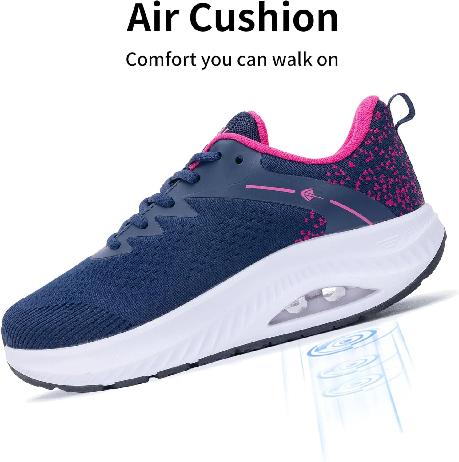 Womens Arch Support Walking Shoes Wide Toe Box Orthotic Sneakers Air Tennis Shoes for Plantar Fasciitis Pain Relief, Size 6-11