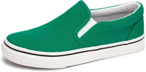Women's Canvas Slip on Low Top Fashion Sneakers for Women Non Slip Loafer Shoes Classic Comfortable Flats Breathable Casual Shoes