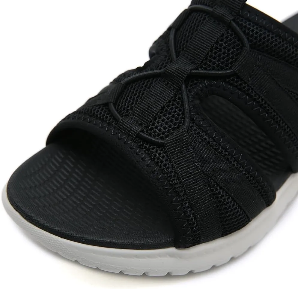 Women's Casual Walking Sports Athletic Slide Sandals Comfortable Slip On Yoga Mat Outdoor Lightweight Summer Beach Slippers