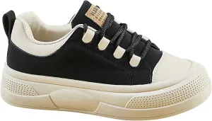 Women's Fashion Sneakers, Low Top Casual Comfortable Walking Shoes for Women, Lace Up Round Toe Tennis Shoes