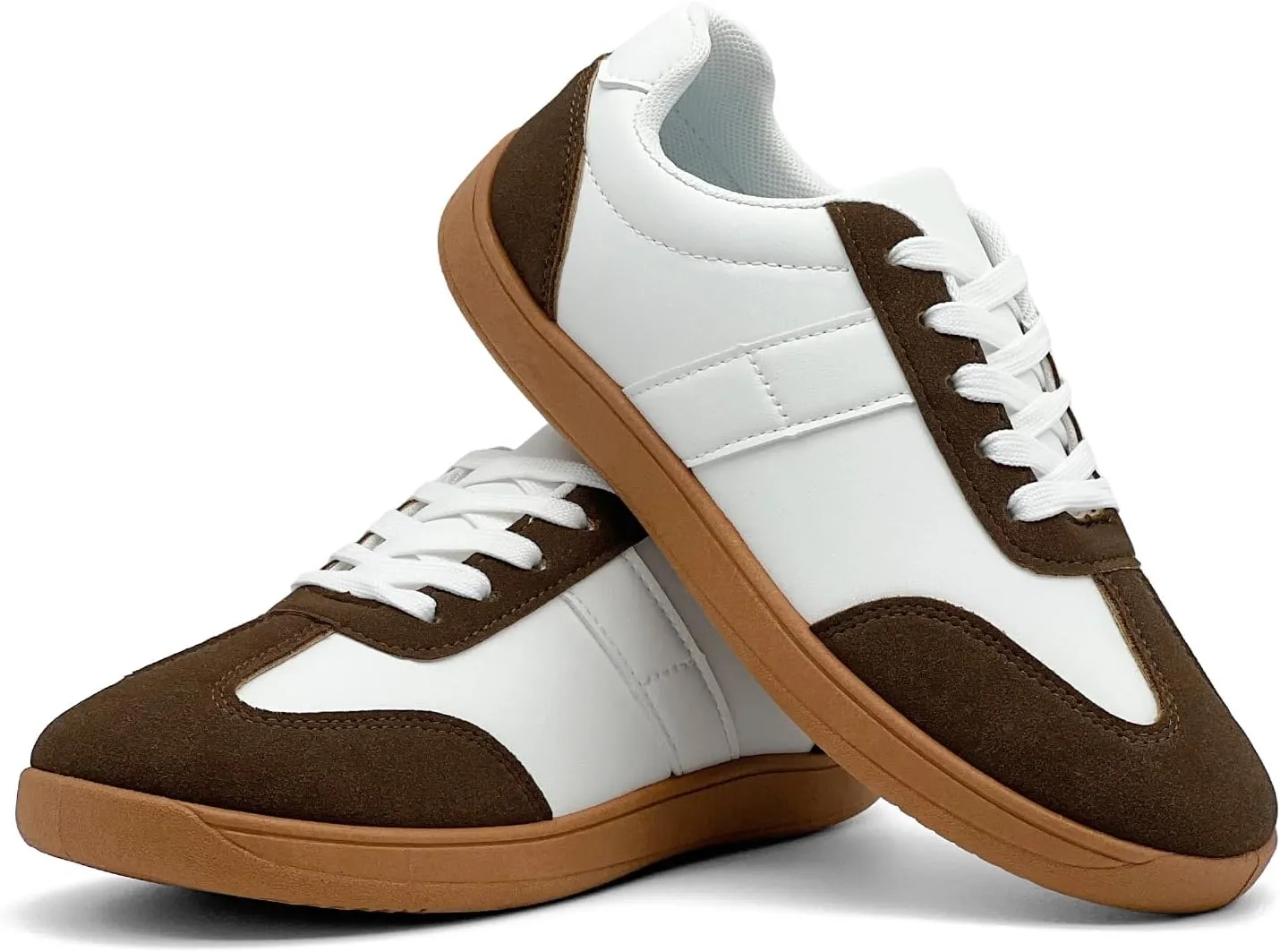 Women's Fashion Sneakers - Retro Walking Casual Low Top Tennis Trainer Skate Shoes