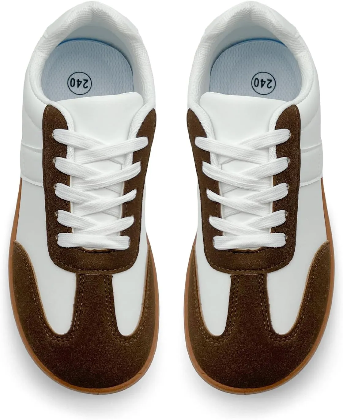 Women's Fashion Sneakers - Retro Walking Casual Low Top Tennis Trainer Skate Shoes