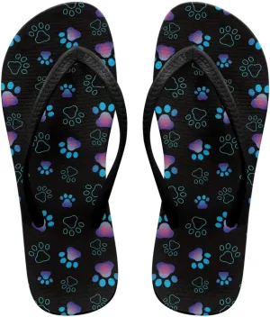 Women's Flip Flops Casual Thong Sandals Slip-On Slides, Shower Shoes with Cushioned Footbed for Walking, Daily Wear