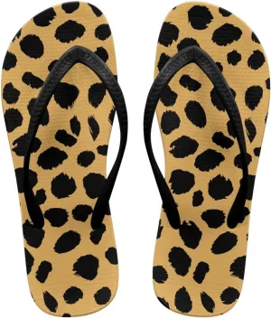 Women's Flip Flops No-Slip Shower Bath Slides Comfortable Casual Summer Beach Thong Sandals for Indoor Outdoor Black Strap Size 5-9