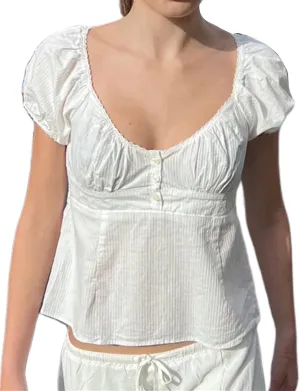 Womens Going Out Crop Tops Backless uff Short Sleeve Babydoll Top Summer Y2k Teen Girls Basics Cute Clothes
