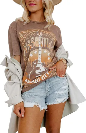 Womens Grunge Oversized Tshirt Shirts Boyfriend Baggy Crewneck Short Sleeve Graphic Tees for Women