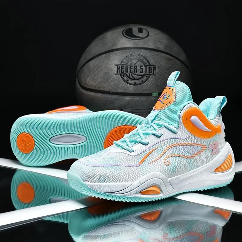 Womens Mens Basketball Shoes Fashion Breathable Athletic Sneakers Lightweight Non Slip Outdoor Sport Volleyball Shoe
