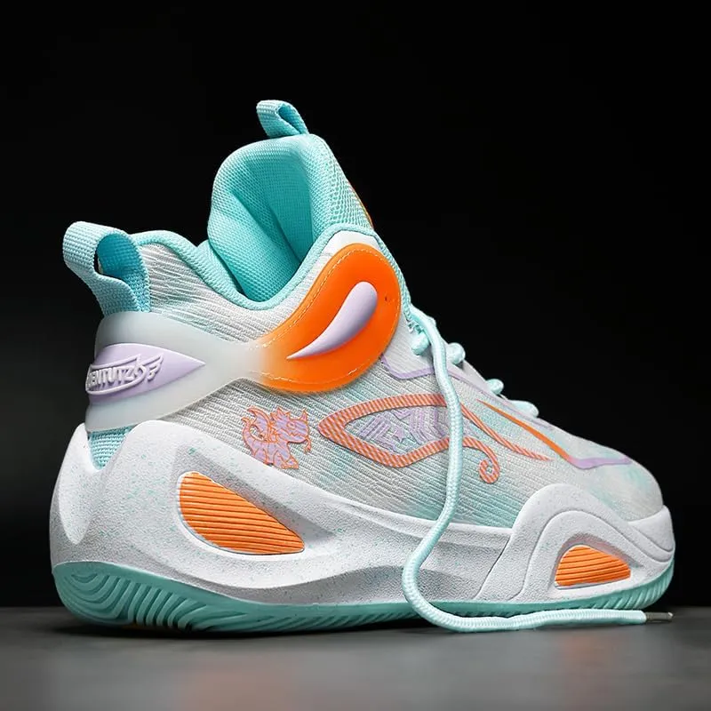 Womens Mens Basketball Shoes Fashion Breathable Athletic Sneakers Lightweight Non Slip Outdoor Sport Volleyball Shoe