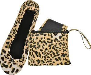 Women's Portable Foldable Ballet Flats Shoes Roll Up Slippers for Travel
