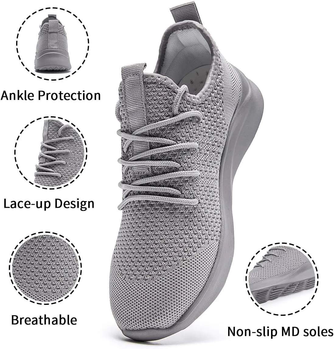 Womens Running Shoes Lightweight Comfortable Walking Fashion Gym Sneakers Non Slip Workout Tennis Shoes