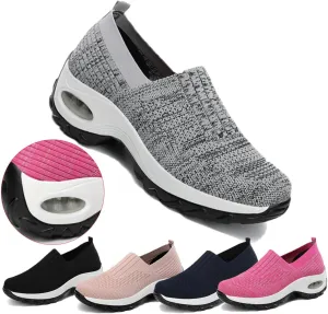 Women’S Sneakers Air Cushion Trainers,New Women's Orthopedic Platform Arch Walking Sneakers,Air Cushion Slip-On Walking Orthotic Shoes for Women.Athletic Shoes Running Jogging Shoes