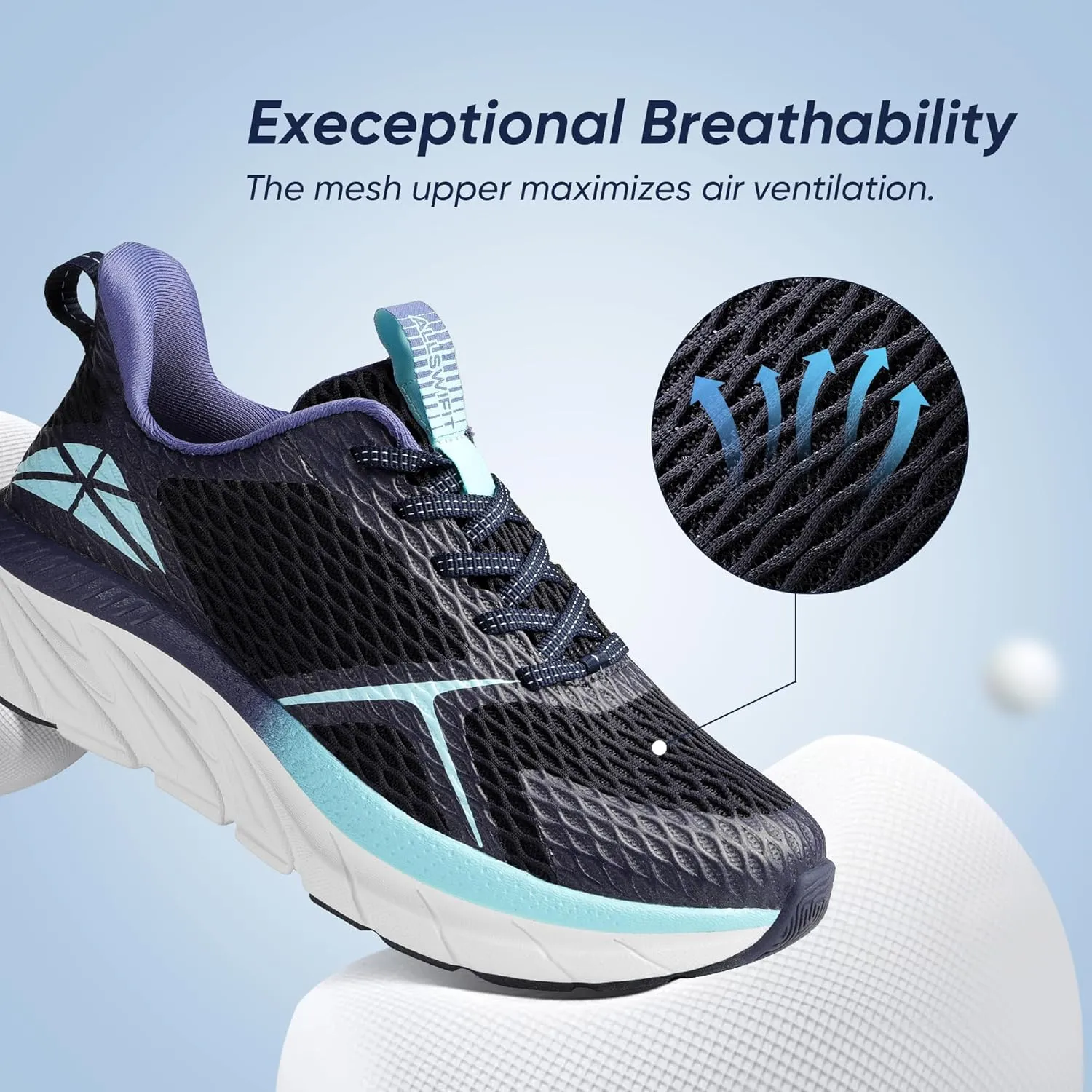 Women's Walking Shoes Comfortable ActiveEase Running Tennis Athletic Gym Workout Cross Training Sneakers