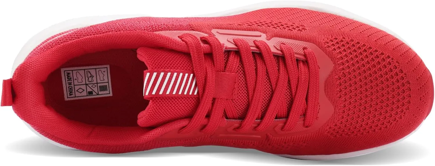 WONESION Women's Non Slip Walking Running Shoes Lightweight Athletic Tennis Sport Fashion Sneakers for Gym Work Nursing