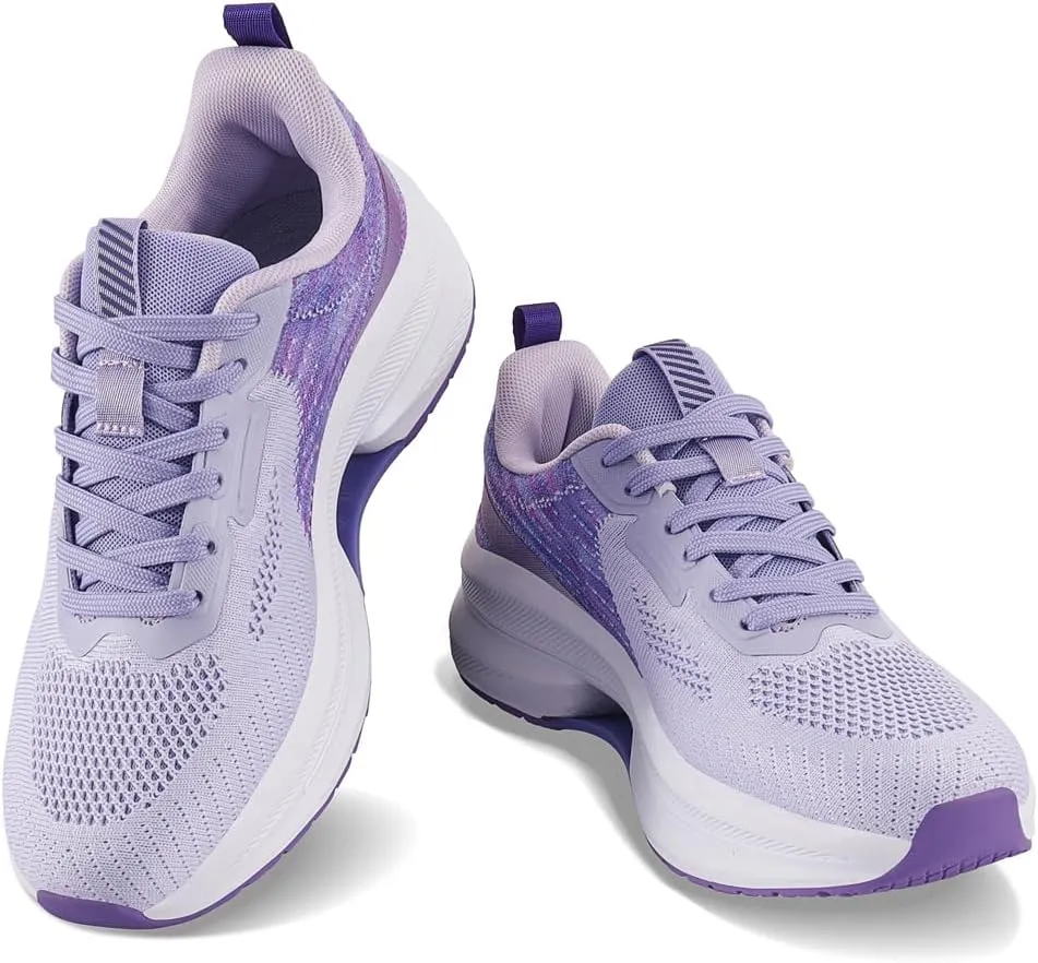 WONESION Women's Non Slip Walking Running Shoes Lightweight Athletic Tennis Sport Fashion Sneakers for Gym Work Nursing