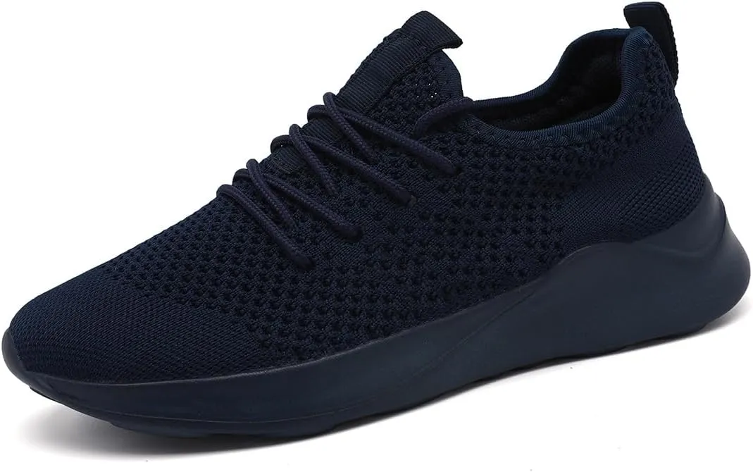 WYGRQBN Mens Walking Shoes Lightweight Breathable Slip On Running Shoes Gym Workout Tennis Fashion Sneakers